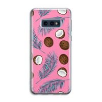 Kokosnoot roze: Samsung Galaxy S10e Transparant Hoesje