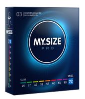 MySize PRO 72mm - Ruimere XXXXL Condooms 3 stuks - thumbnail