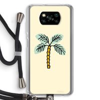 Palmboom: Xiaomi Poco X3 NFC Transparant Hoesje met koord