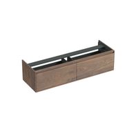 Onderkast Forzalaqua Reno 160x51x40 cm 2 Lades Softclose Eiken Havanna Forzalaqua