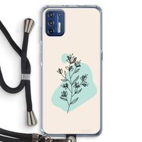 Violets are blue: Motorola Moto G9 Plus Transparant Hoesje met koord Violets are blue: Motorola Moto G9 Plus Transparant Hoesje met koord