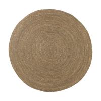 Vloerkleed riet - bruin - ø150 cm