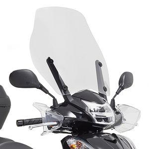 GIVI Windscherm, moto en scooter, D1143ST Verhoogd transparant