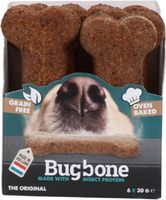 Bugbone insecten hondensnack medium 6x30gr Bugbone insecten hondensnack medium 6x30gr