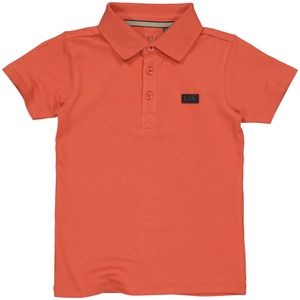 LEVV Little Jongens polo shirt - Mateo - Oranje rood