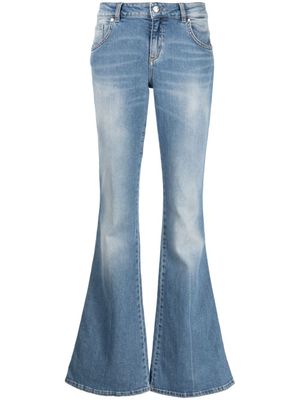 Blumarine jean bootcut à taille basse - Bleu