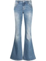 Blumarine jean bootcut à taille basse - Bleu - thumbnail