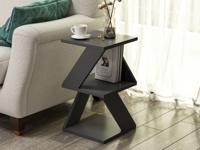 Bijzettafel ALBION 30 cm antraciet