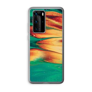 Green Inferno: Huawei P40 Pro Transparant Hoesje