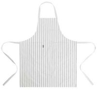 Linen&More Schort Streep Lichtgrijs Linen&More Schort Streep Lichtgrijs