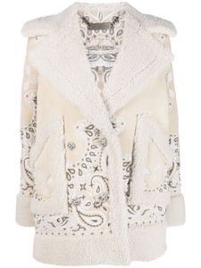 Philipp Plein manteau à motif cachemire - Tons neutres