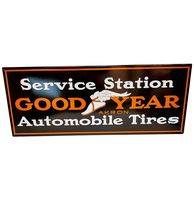 Goodyear Service Station Emaille Bord - 90 x 35cm - thumbnail