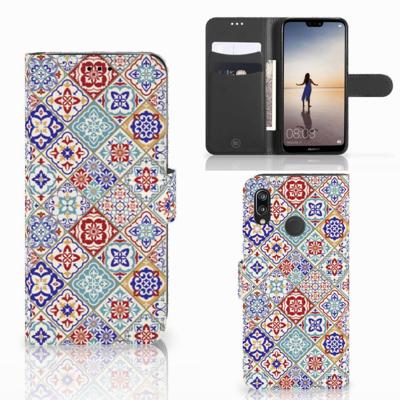 Huawei P20 Lite | Bookcase | Tiles Color