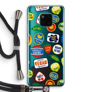 Fruitsticker: Huawei Mate 20 Pro Transparant Hoesje met koord