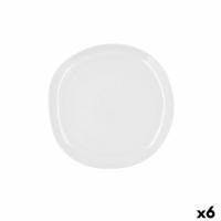 Dinerbord Ariane Earth Wit Keramisch Ø 27 cm (6 Stuks)