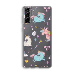 Fantasiewereld: Samsung Galaxy S21 Plus Transparant Hoesje