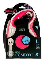 Flexi New Comfort L Tape 8 m Rood Hond Intrekbare riem - thumbnail