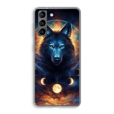 Wolf Dreamcatcher: Samsung Galaxy S21 Transparant Hoesje