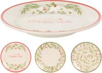 Home & Styling Kerst dessertbord aardewerk ø19cm