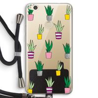 Sanseveria: Huawei Ascend P8 Lite (2017) Transparant Hoesje met koord