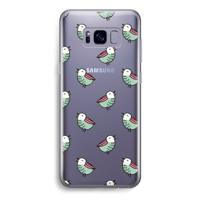 Vogeltjes: Samsung Galaxy S8 Transparant Hoesje