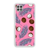 Kokosnoot roze: Samsung Galaxy A22 4G Transparant Hoesje