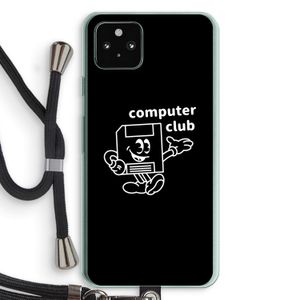 Floppyhead: Pixel 5a 5G Transparant Hoesje met koord