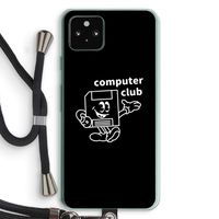 Floppyhead: Pixel 5a 5G Transparant Hoesje met koord Floppyhead: Pixel 5a 5G Transparant Hoesje met koord