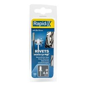 Rapid Waterdichte Blindklinknagels Ø 4.8x14m + boor in blister (50 stuks)