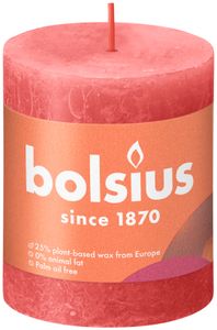 Stompkaars Blossom Pink 80/68 rustiek - Bolsius