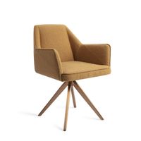 Jesper Home Eetkamerstoel 'Tome' Turn Rose, Draaibaar, kleur Masai Giraffe