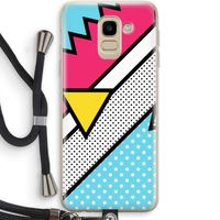 Pop Art #3: Samsung Galaxy J6 (2018) Transparant Hoesje met koord