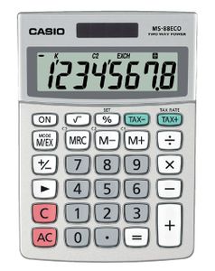 Casio MS-88ECO calculator Desktop Rekenmachine met display