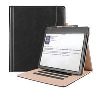 Lunso - Luxe sleepcover stand hoes - Kobo Elipsa (10.3 inch) - Zwart