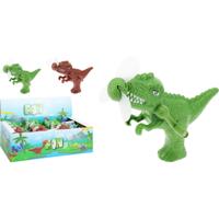 Mini ventilator/handventilator Dino - met draaimechaniek - Bruin - Verkoeling voor kinderen in zomer