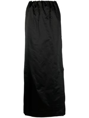 SA SU PHI jupe longue Gilda Duchesse - Noir