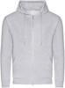 Just Cool JH250 Organic Zoodie - Heather Grey - XS