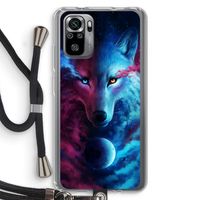 Where Light And Dark Meet: Xiaomi Redmi Note 10S Transparant Hoesje met koord