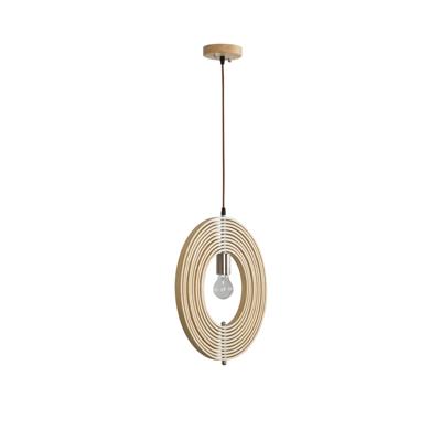 Lyora Moderne hanglampAsco hout Ø 43cm - 9138062