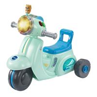 VTech 2in1 loopscooter blauw