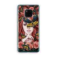 Lady Moth: Huawei Mate 20 Pro Transparant Hoesje