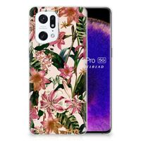 OPPO Find X5 Pro TPU Case Flowers - thumbnail