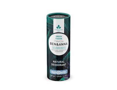 Ben & Anna Deodorant in papiertube - green fusion - 40 gram