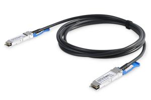 Digitus DN-81603 InfiniBand en Glasvezelkabel 3 m QSFP28 DAC Zilver, Zwart