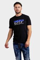 EA7 Emporio Armani Graphic T-Shirt Heren Zwart - Maat XS - Kleur: Zwart | Soccerfanshop