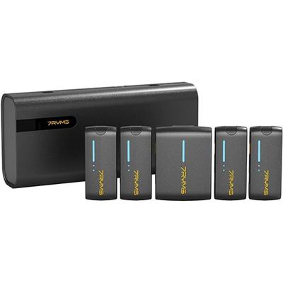 7RYMS iRay DW40 draadloze microfoon met 4 zenders, zwart