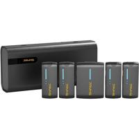 7RYMS iRay DW40 draadloze microfoon met 4 zenders, zwart