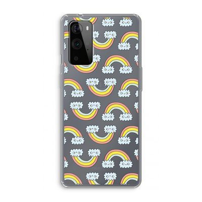 Regenboog: OnePlus 9 Pro Transparant Hoesje