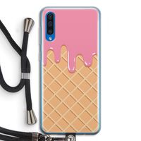 Ice cream: Samsung Galaxy A50 Transparant Hoesje met koord