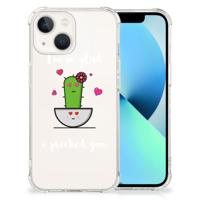 iPhone 13 Stevig | Bumper Hoesje | Cactus Glad